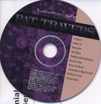 CD Pat Travers: Lookin' Up