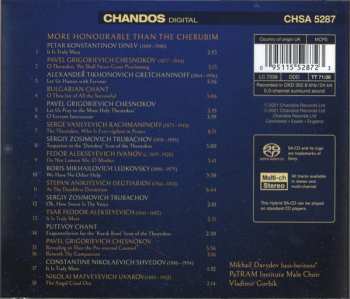 SACD PaTRAM Institute Singers: More Honourable Than The Cherubim