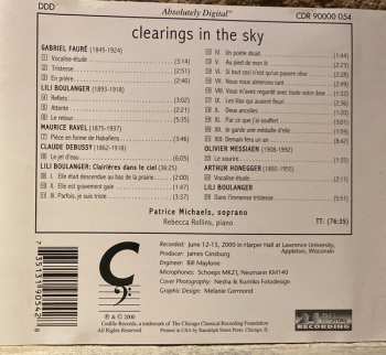 CD Patrice Michaels: Clearings In the Sky