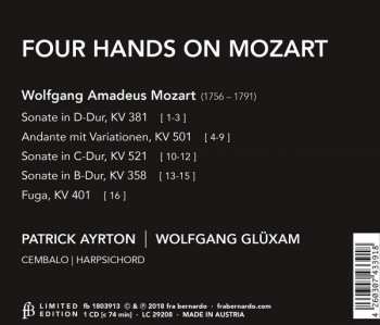 CD Patrick Ayrton: Four Hands On Mozart LTD