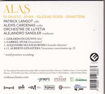 CD Orchestre de Lutetia: Alas