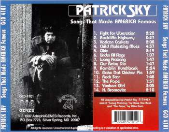 CD Patrick Sky: Songs That Made America Famous