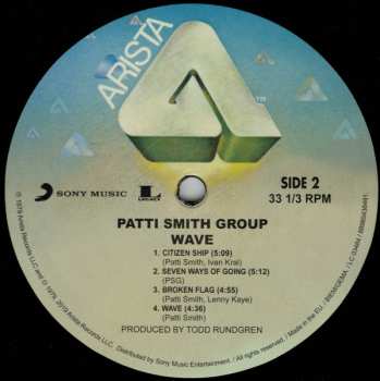 LP Patti Smith Group: Wave