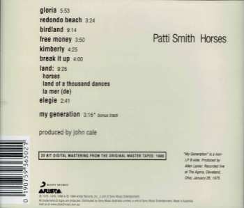 CD Patti Smith: Horses