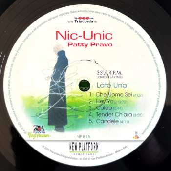 LP Patty Pravo: Nic-Unic LTD | NUM | CLR