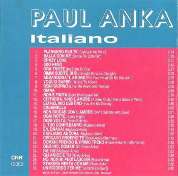 CD Paul Anka: Italiano