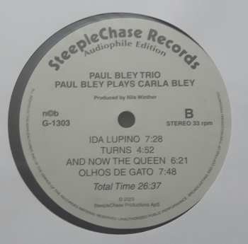 LP Paul Bley: Paul Bley Plays Carla Bley CLR