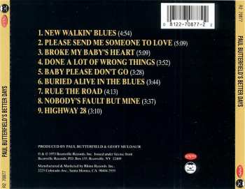 CD Paul Butterfield: Paul Butterfield's Better Days