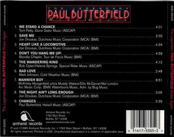 CD Paul Butterfield: The Legendary Paul Butterfield Rides Again
