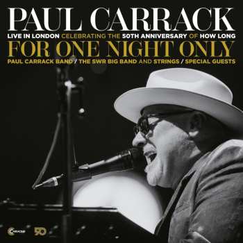 2CD Paul Carrack: For One Night Only - Live In London