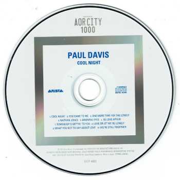 CD Paul Davis: Cool Night
