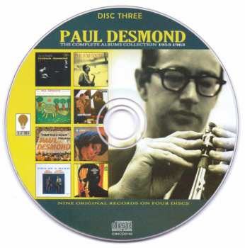 4CD/Box Set Paul Desmond: The Complete Albums Collection 1953-1963