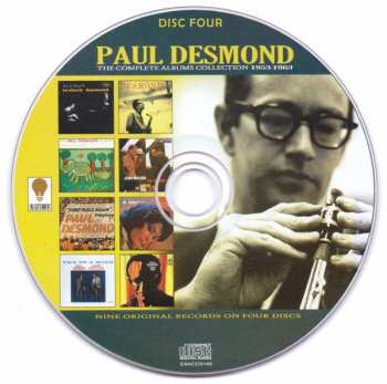 4CD/Box Set Paul Desmond: The Complete Albums Collection 1953-1963