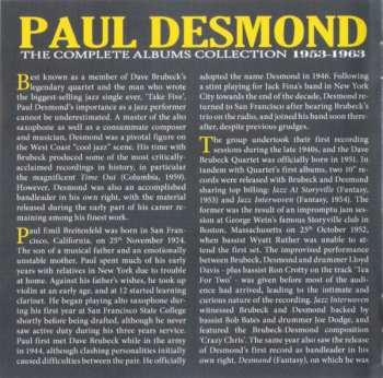 4CD/Box Set Paul Desmond: The Complete Albums Collection 1953-1963