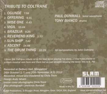 CD Paul Dunmall: Tribute To Coltrane
