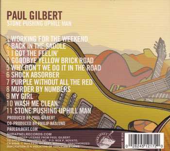 CD Paul Gilbert: Stone Pushing Uphill Man DIGI