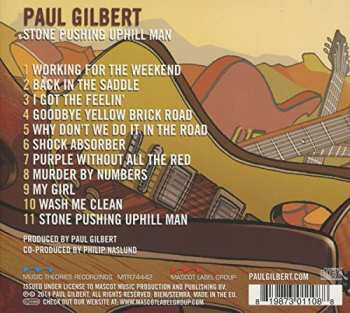 CD Paul Gilbert: Stone Pushing Uphill Man DIGI