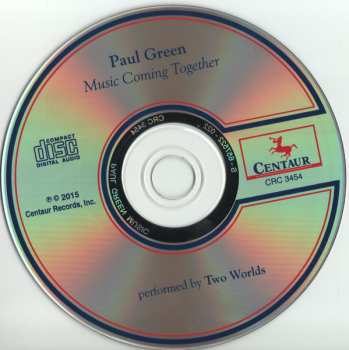 CD Paul Green: Music Coming Together
