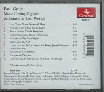 CD Paul Green: Music Coming Together