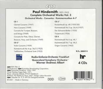 4CD/Box Set Paul Hindemith: Complete Orchestral Works 3