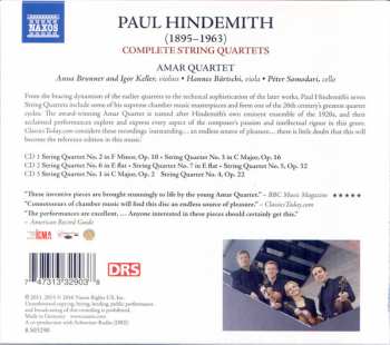 3CD Paul Hindemith: Complete String Quartets