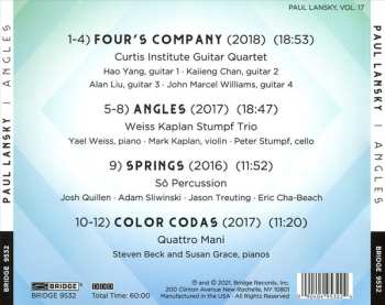 CD Paul Lansky: Angles