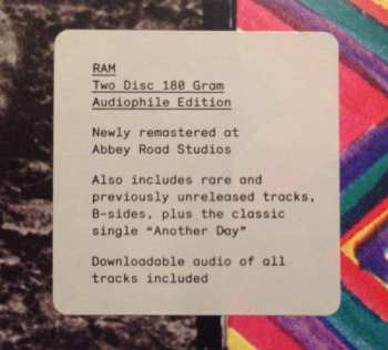 2LP Paul & Linda McCartney: Ram LTD