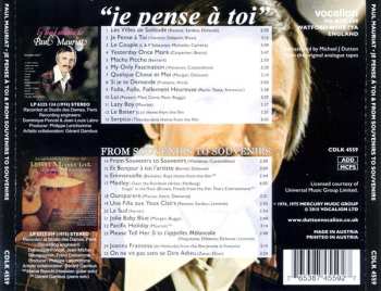 CD Paul Mauriat: Je Pense À Toi & From Souvenirs To Souvenirs