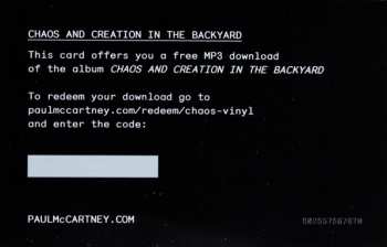 LP Paul McCartney: Chaos And Creation In The Backyard