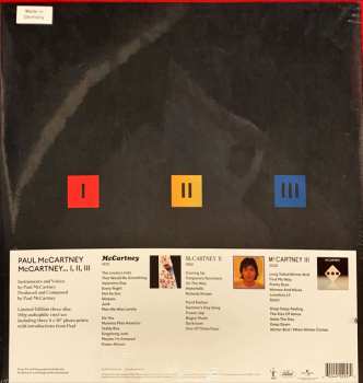 3LP/Box Set Paul McCartney: McCartney I II III LTD