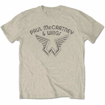 Merch Paul McCartney: T-shirt Wings Logo Paul Mccartney 