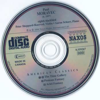 CD Eighth Blackbird: The Time Gallery / Protean Fantasy / Ariel Fantasy