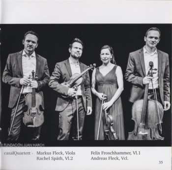 CD casalQuartet: Streichquartett Op. 4 / Streichtrio Op. 46 / Streichquintett Op. 2