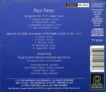 CD Paul Paray: Joan of Arc Mass; Symphony No.1
