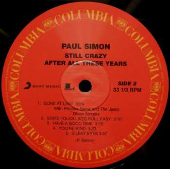 LP Paul Simon: Still Crazy After All These Years