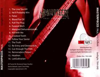 CD Paul Speckmann: Masterpieces