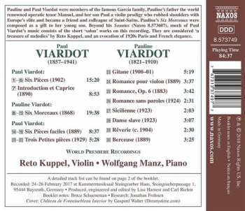 CD Paul Viardot: Works For Violin And Piano - 2
