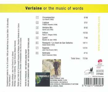 CD Frederic Rzewski: Verlaine Ou La Musique Des Mots