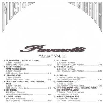 CD Luciano Pavarotti: "Arias" Vol.II