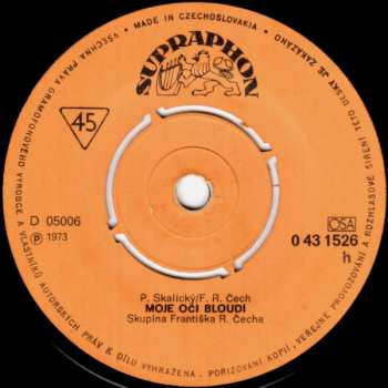 SP Pavel Bobek: Nedělní Ráno / Moje Oči Bloudí