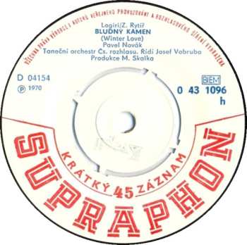 SP Pavel Novák: Den Mi Tě Odnes / Bludný Kámen