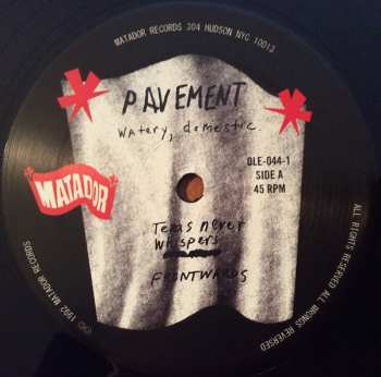 LP Pavement: Watery, Domestic