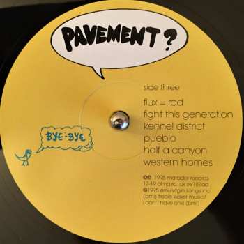 2LP Pavement: Wowee Zowee