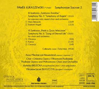 CD Chór Opery I Filharmonii Podlaskiej: Symphoniae Sacrae 2 - Symphony No. 3 "Symphony of Angels"; Symphony No. 6 "Song of Eternal Life"