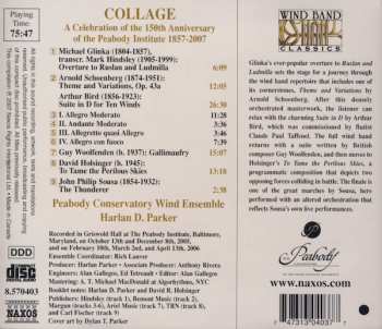 CD The Peabody Conservatory Wind Ensemble: Collage (A Celebration Of The 150th Anniversary Of The Peabody Institute 1857-2007)