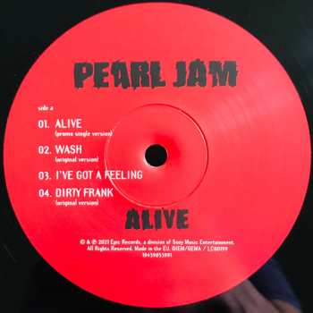 LP Pearl Jam: Alive