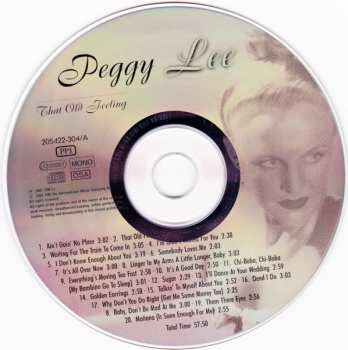 2CD Peggy Lee: That Old Feeling - You Go To My Head