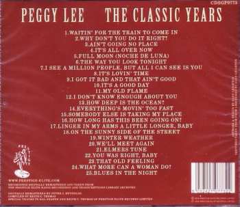 CD Peggy Lee: The Classic Years