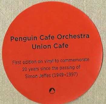 2LP Penguin Cafe Orchestra: Union Cafe