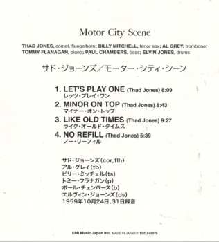 CD Tommy Flanagan: Motor City Scene LTD